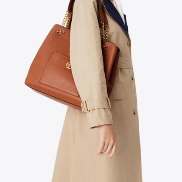 Tory Burch Chelsea Slouchy Tote tan - Picture 3 of 4